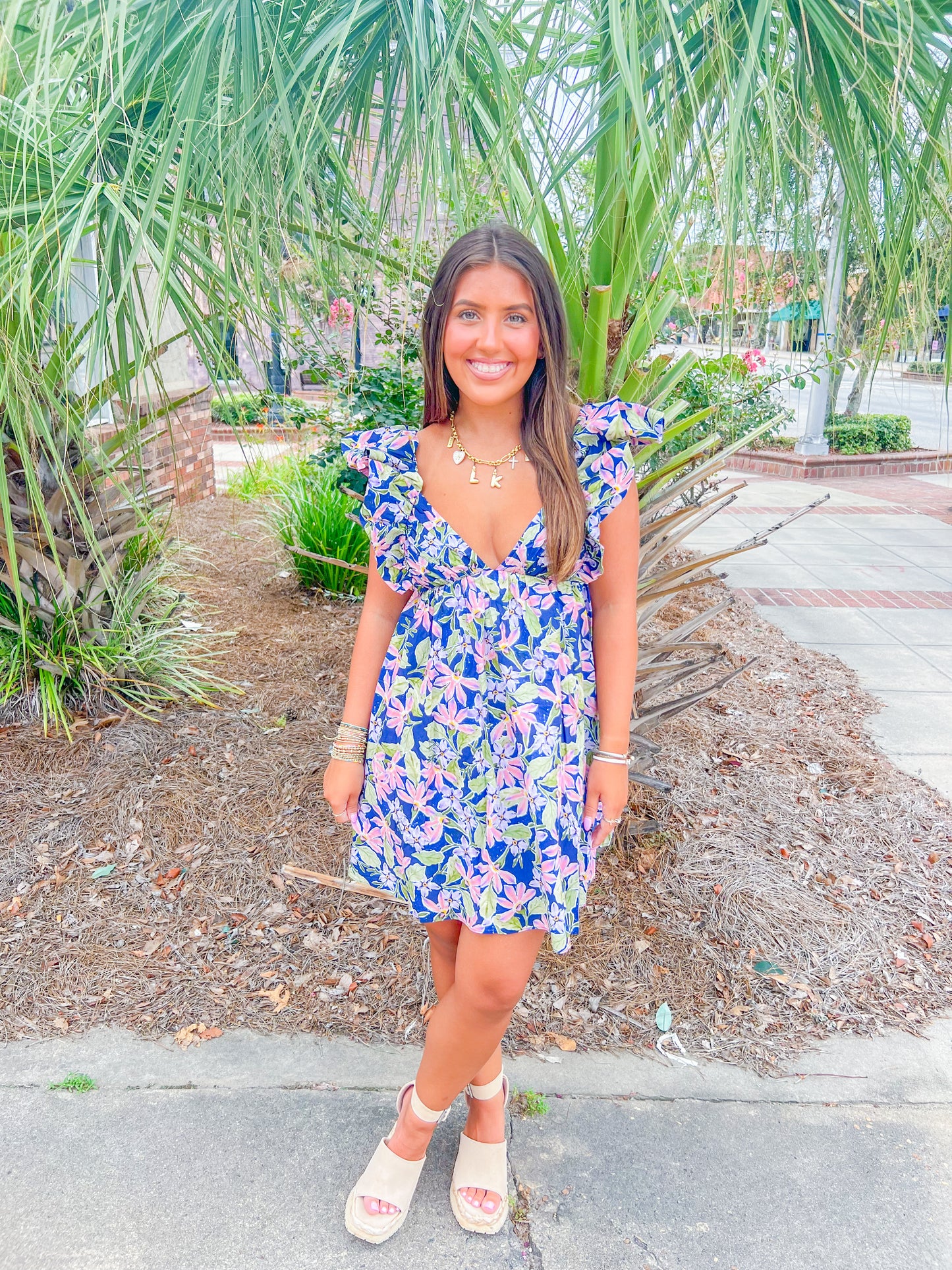 Charlotte Floral Mini Dress