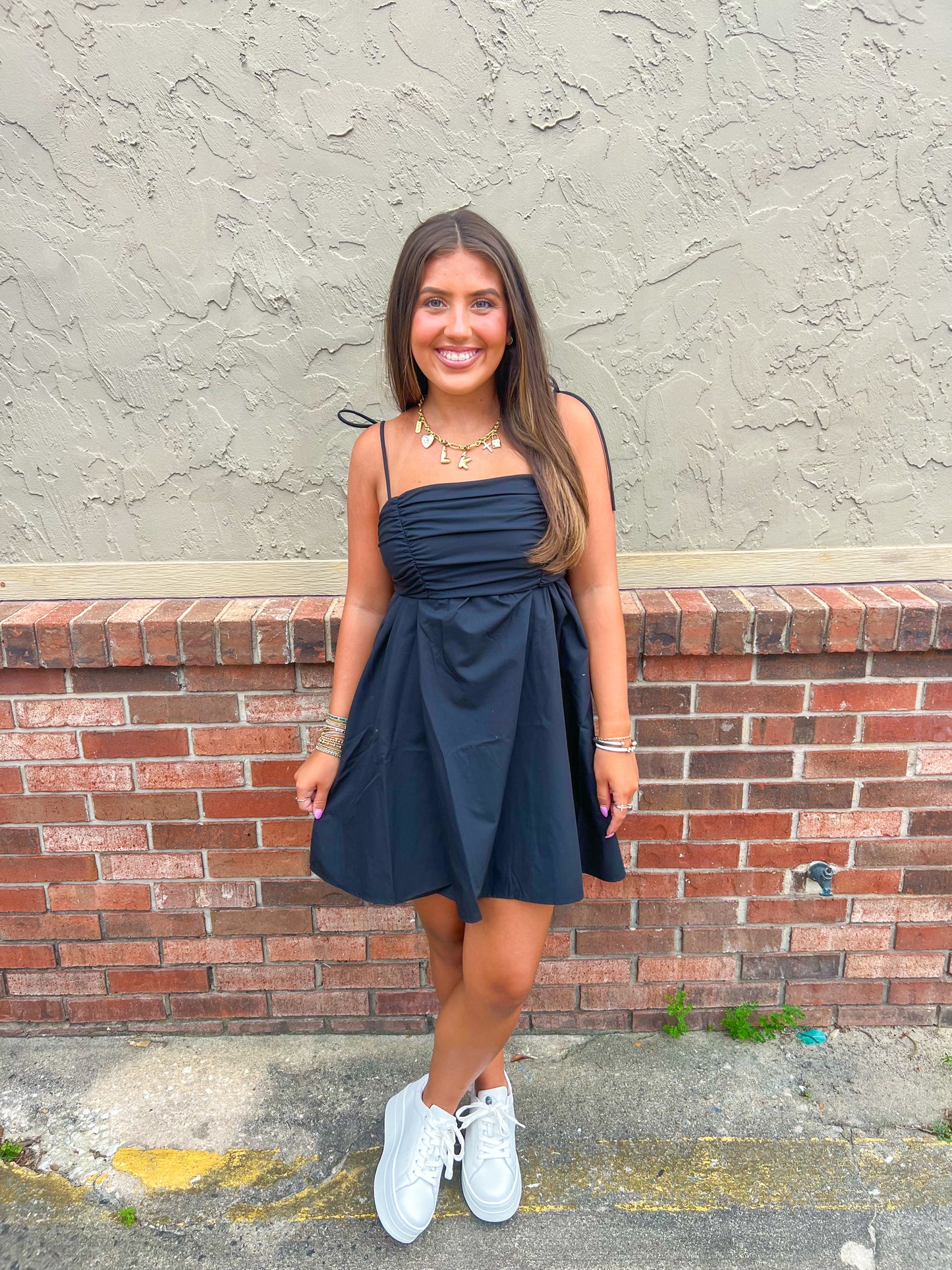 Harper Mini Dress - Black