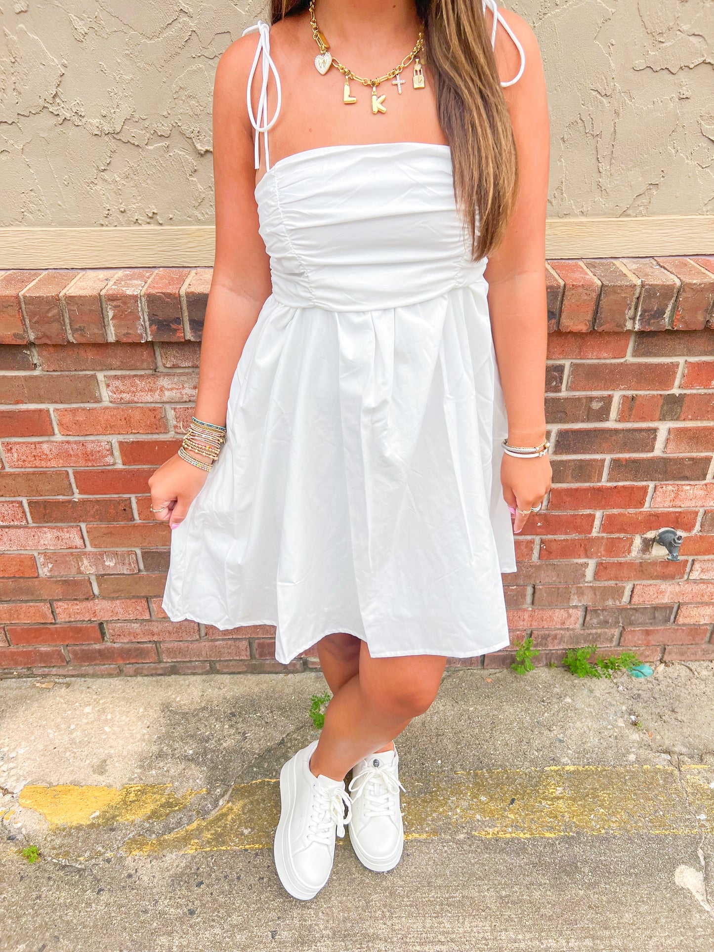 Harper Mini Dress - White