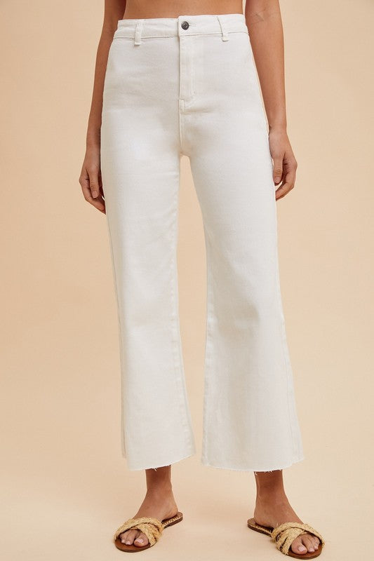 Christy Wide Leg Jeans - White