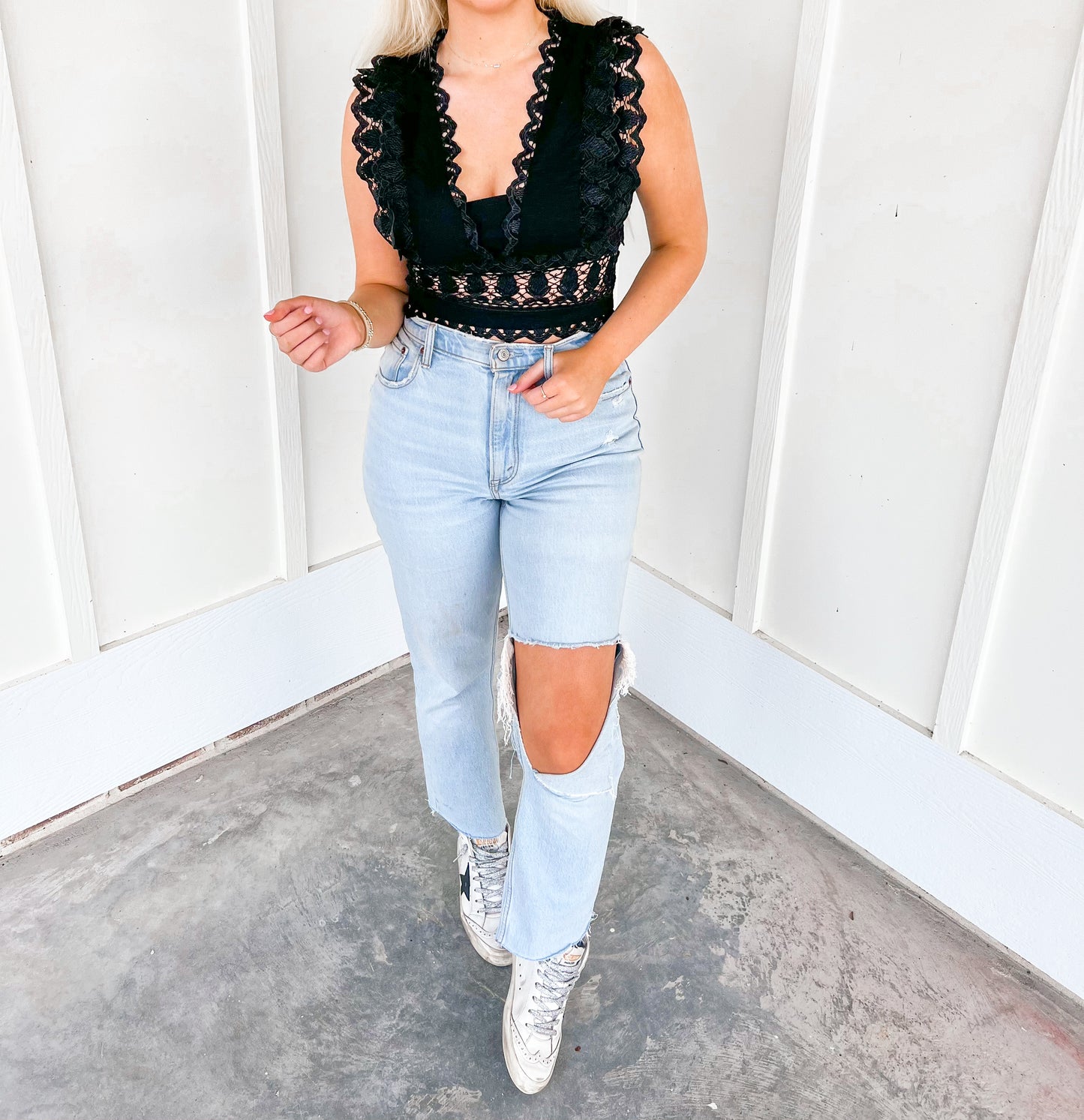 The Rachel Top - Black