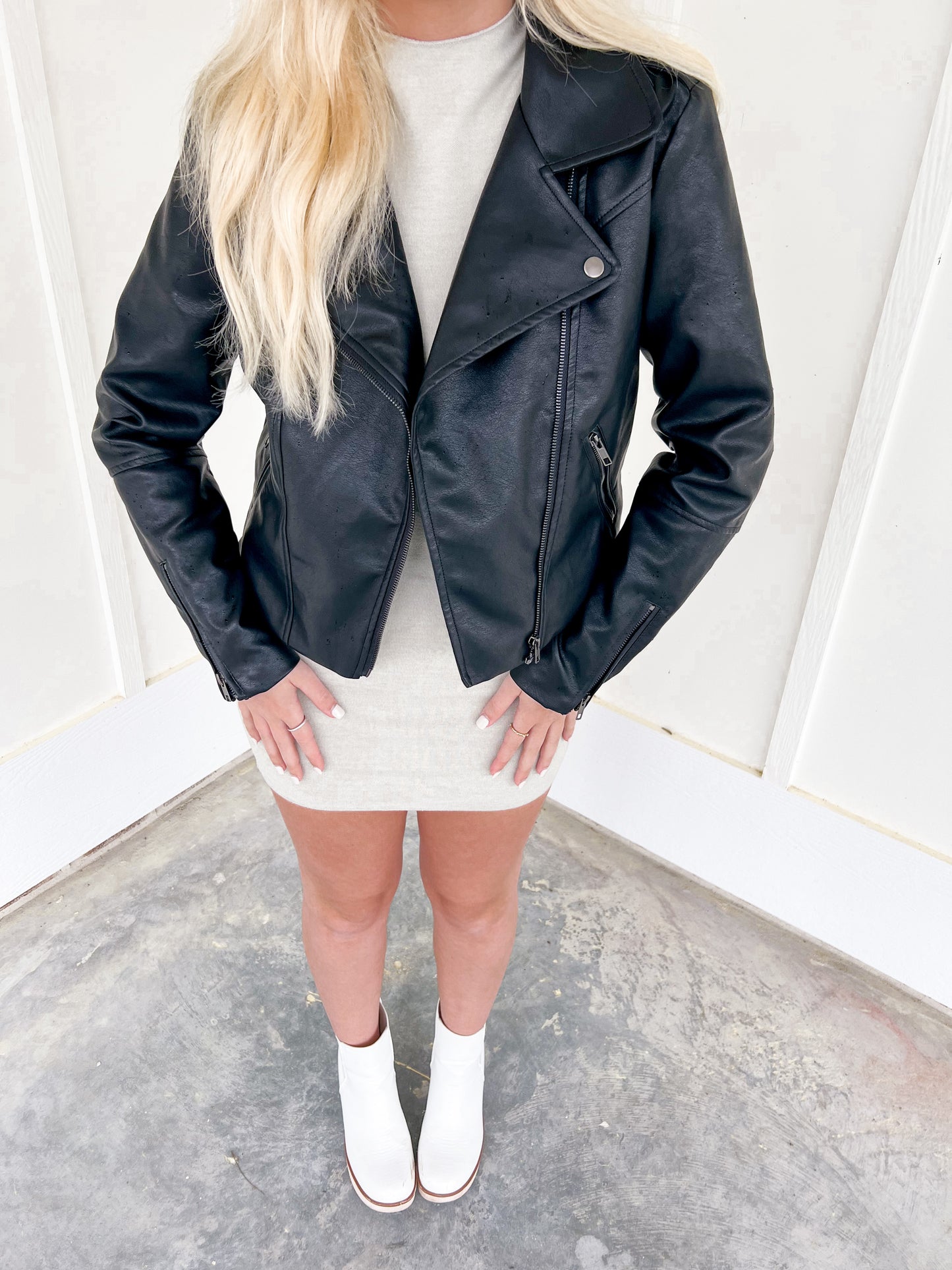 Leather Jacket - Black