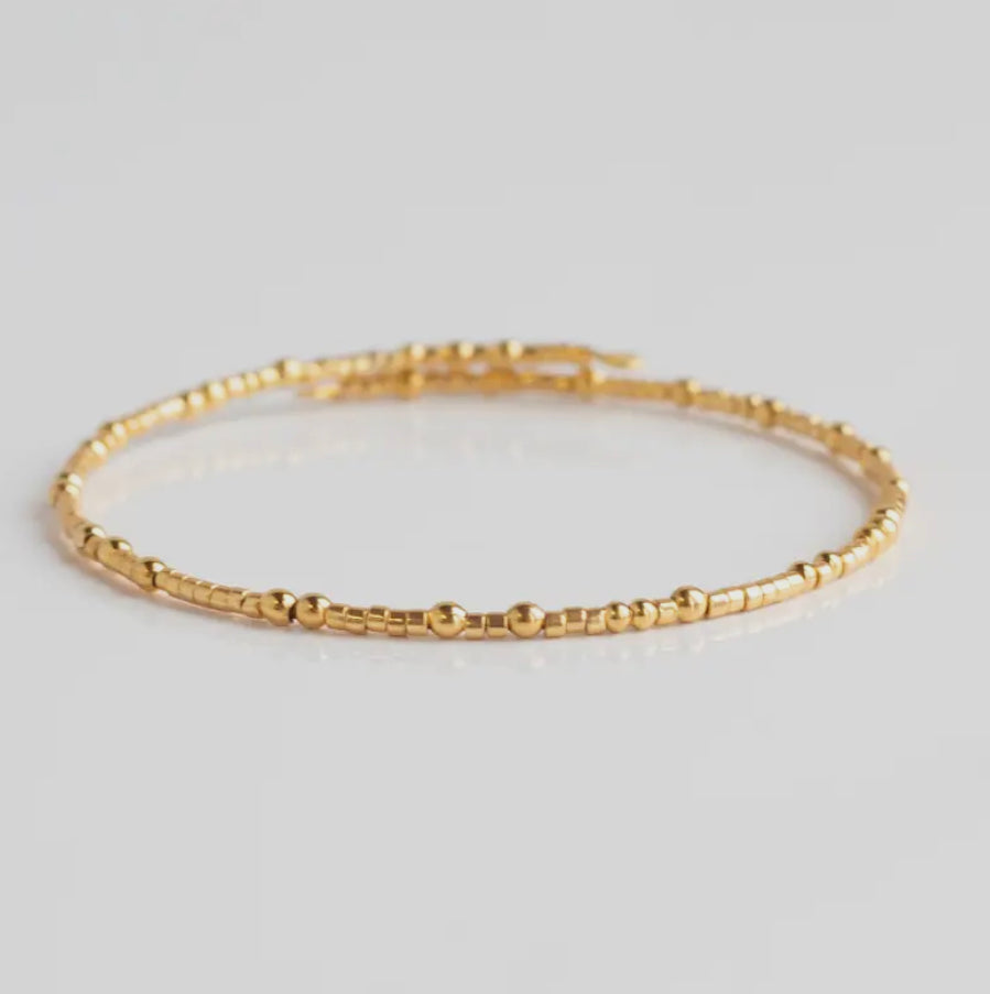 Confetti Bangle - Gold