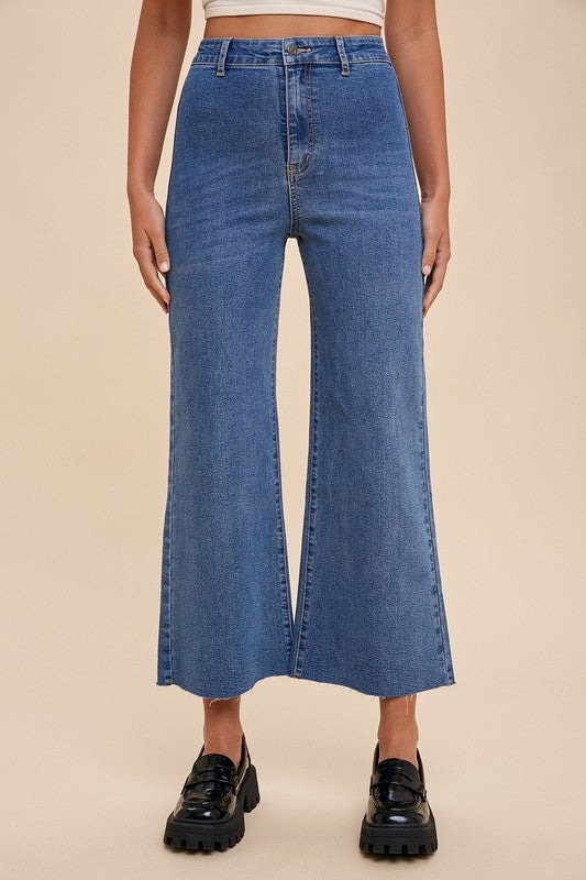 Christy Wide Leg Jeans - Denim