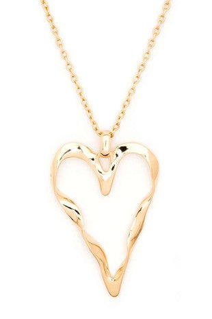 Heart Necklace in Gold